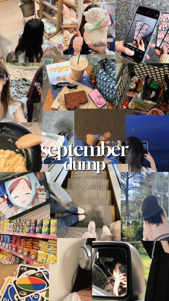 photo dump collage
