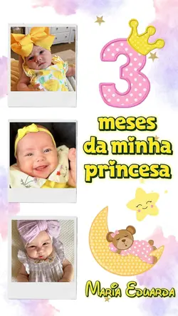3 meses princesa 