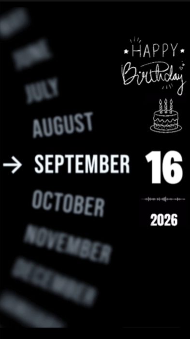 HBD Love 16 Septembe