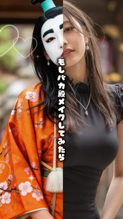 もしバカ殿メイクしてみたら