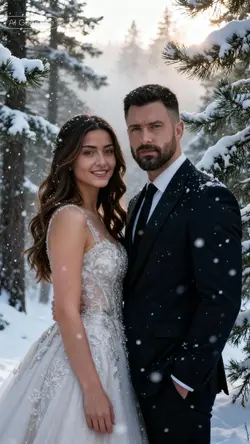 Wedding snowy