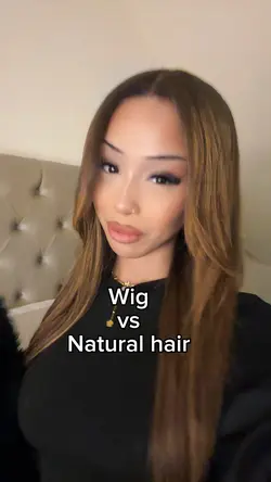 Wig vs hair 
