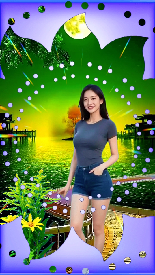 Ghép cảnh tuyệt đ￫ p 