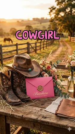 Convite Cowgirl 