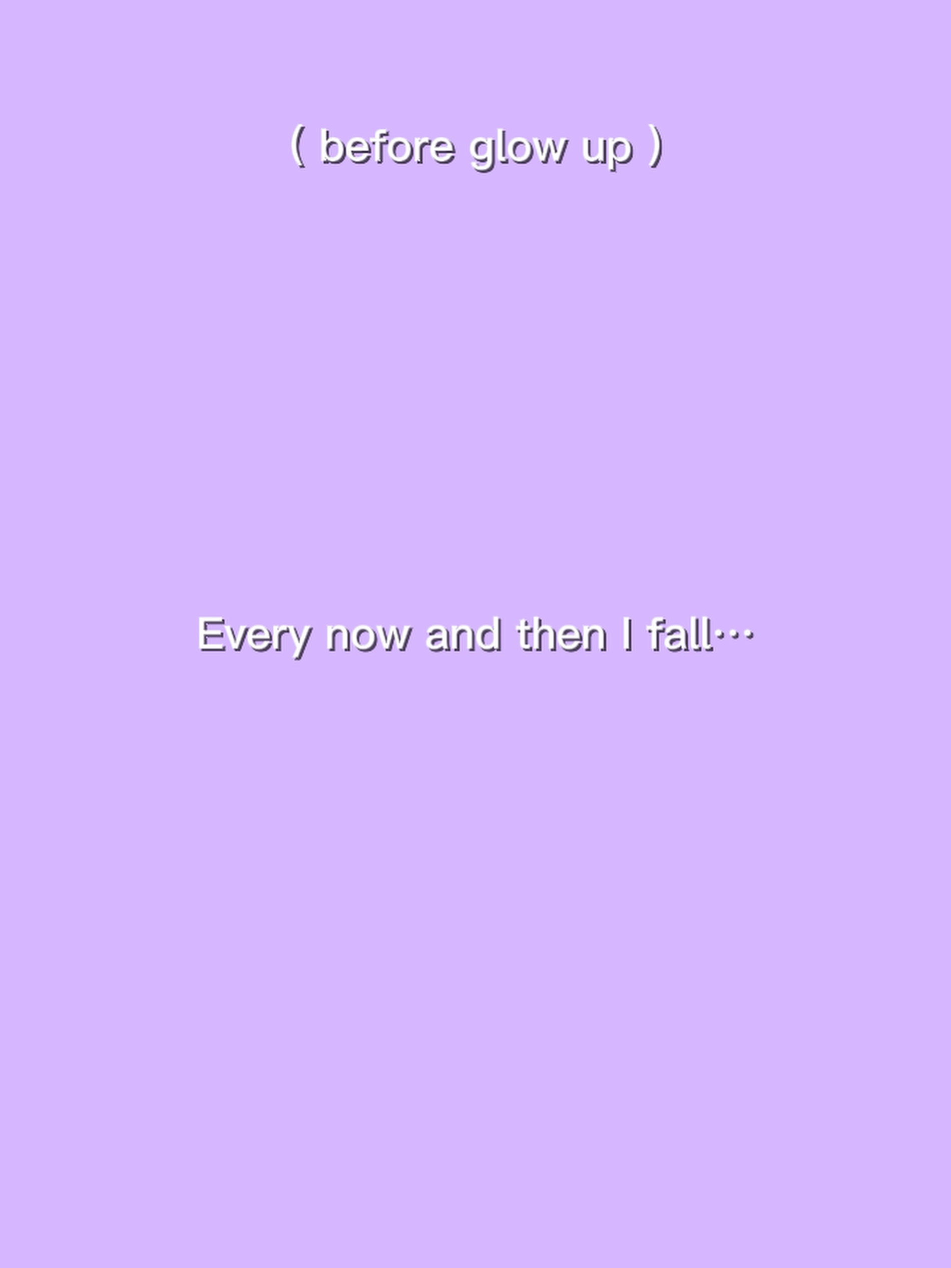I fall apar