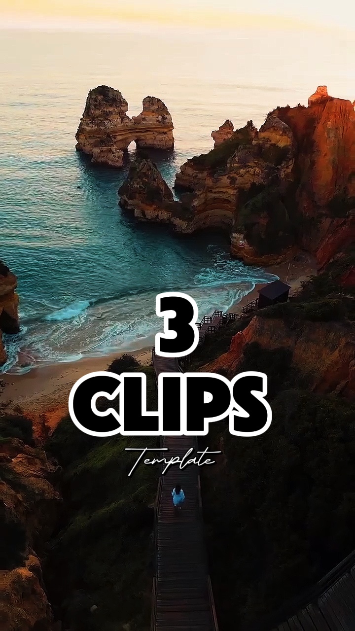 3 clips template 