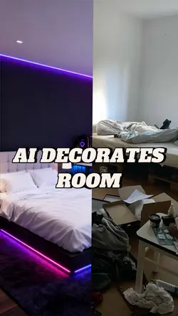 AI DECORATES ROOM