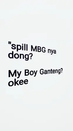 MY BOY GANTENG?
