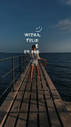 Feliz e em paz