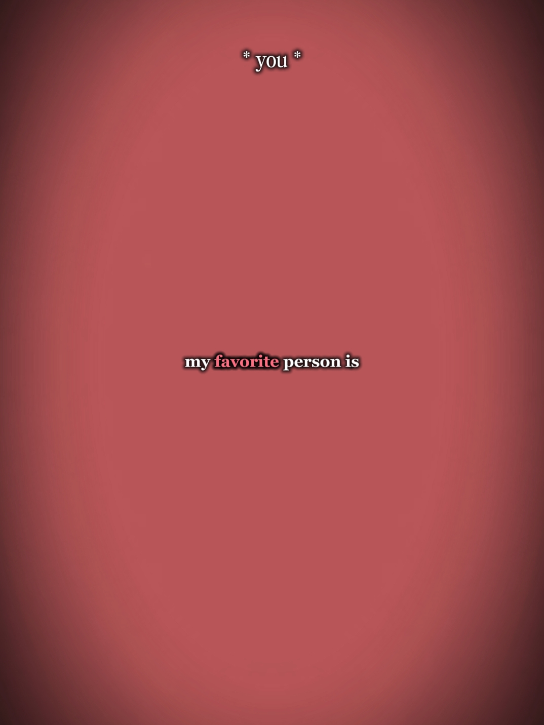 personne préférée