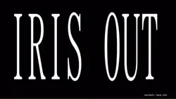 IRIS OUT /文字素材