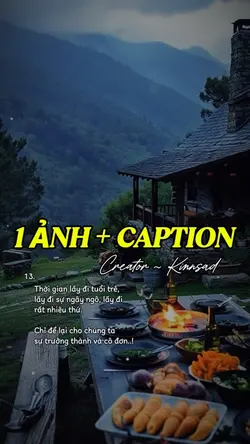 1 Ảnh + Caption