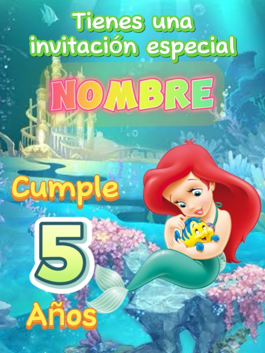 Invitación Ariel 
