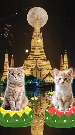 ลอยกระทง 4 ตัว