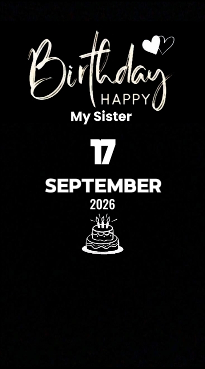 BDAY SISTER 17Septem