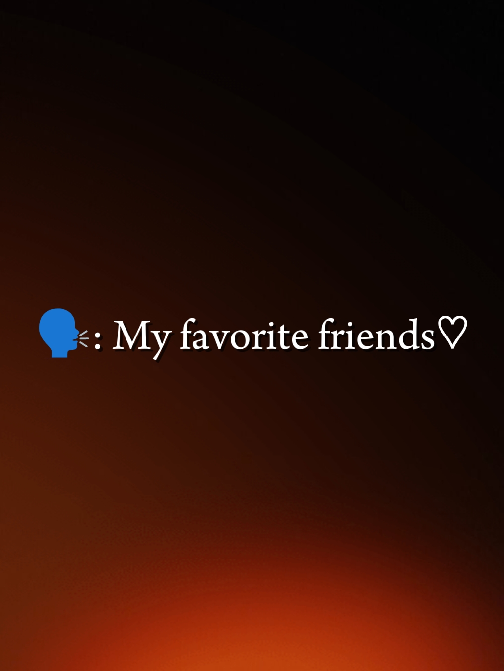 Meus amigos favoritos