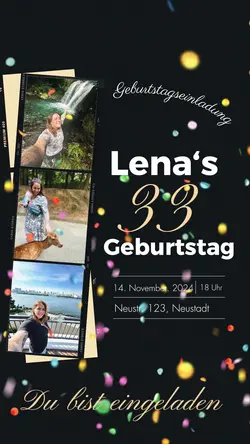 Geburtstagseinladung