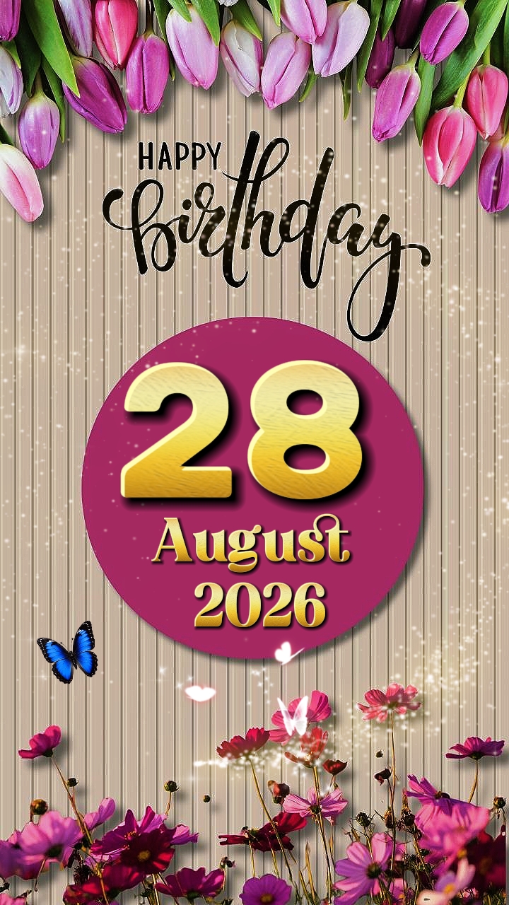 HBD 28 août 2026