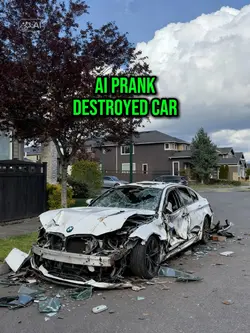 destroyed car prank