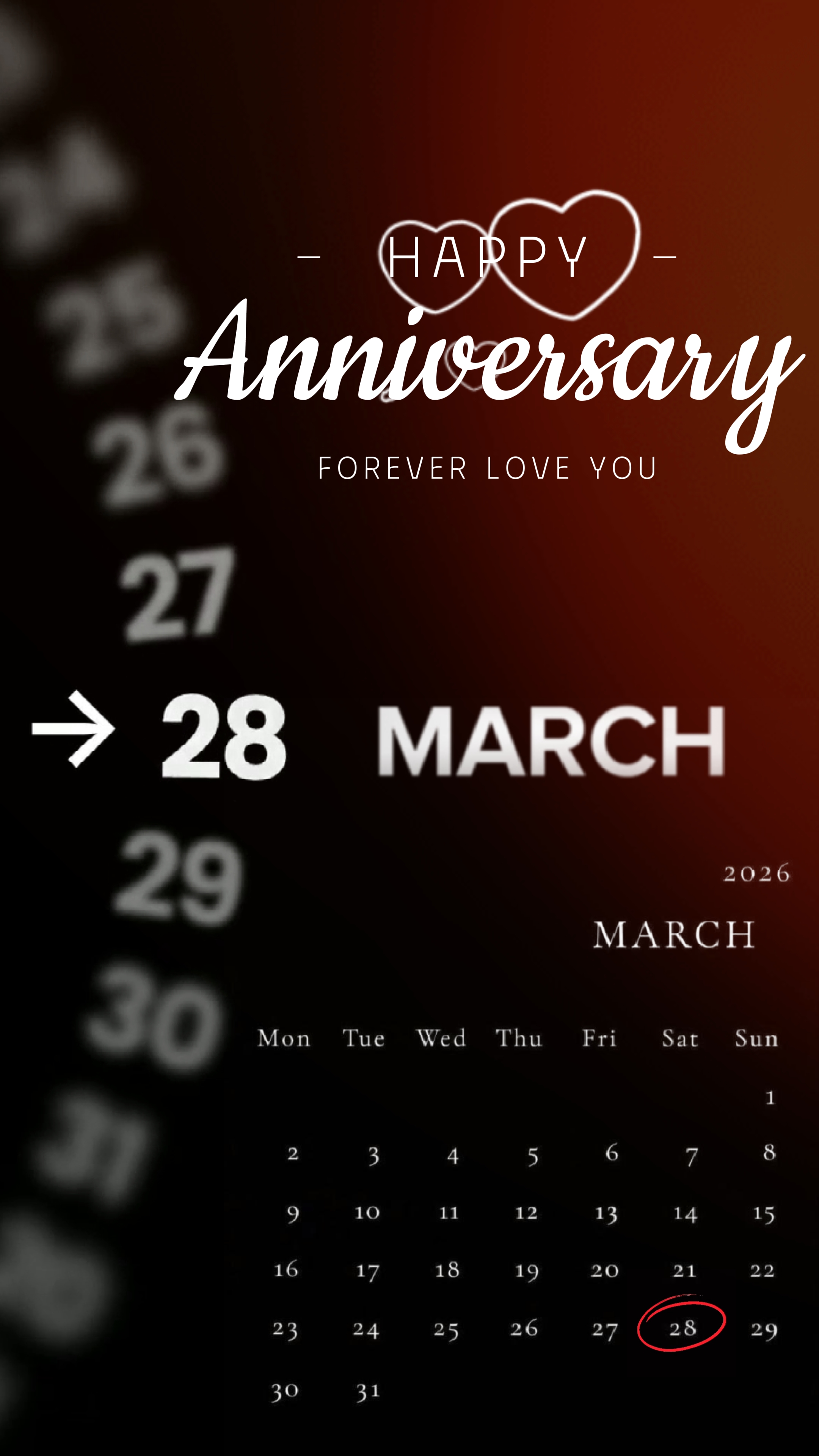 ANNIVERSARY MARCH 28