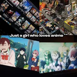 A girl loves anime^^