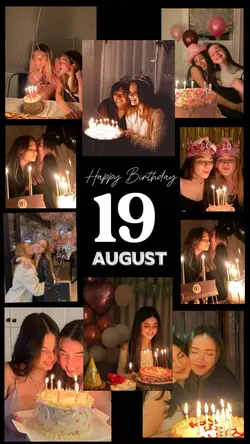 Birthday 19 August