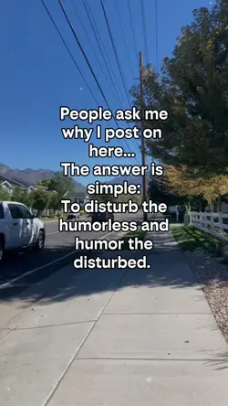 People ask me why I 