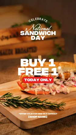 Sandwich Day Promo