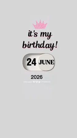BIRTHDAY 24 JUNE