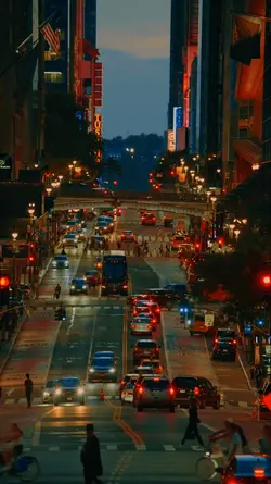 city lights night