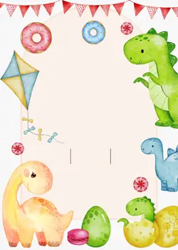 Convite Dinossauro
