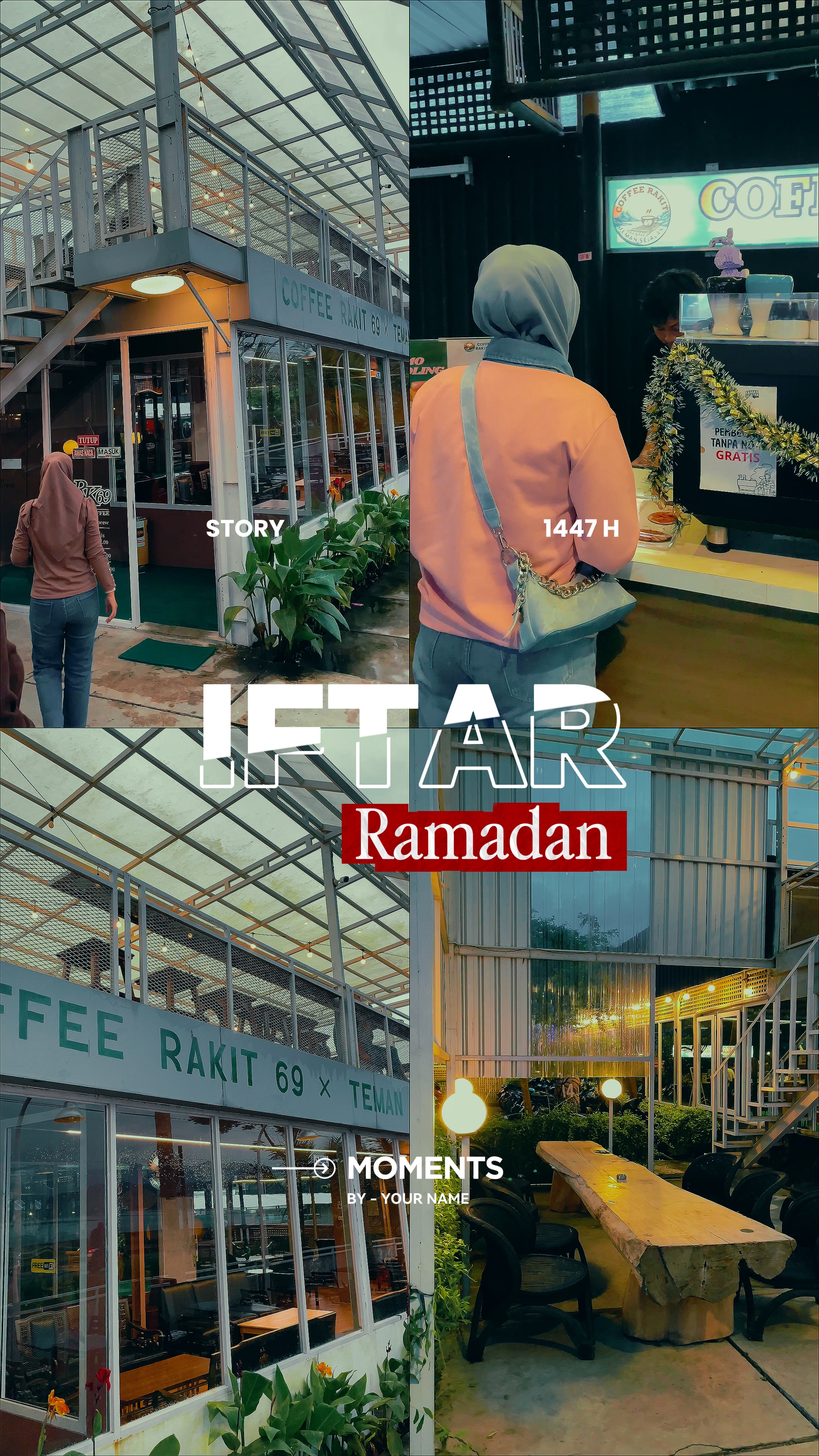 Momen buka puasa Ramadhan