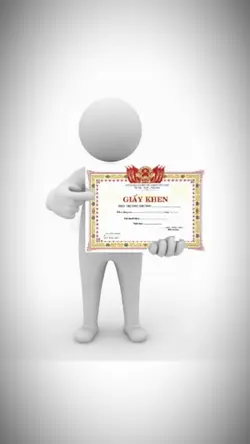 Khoe giấy khen