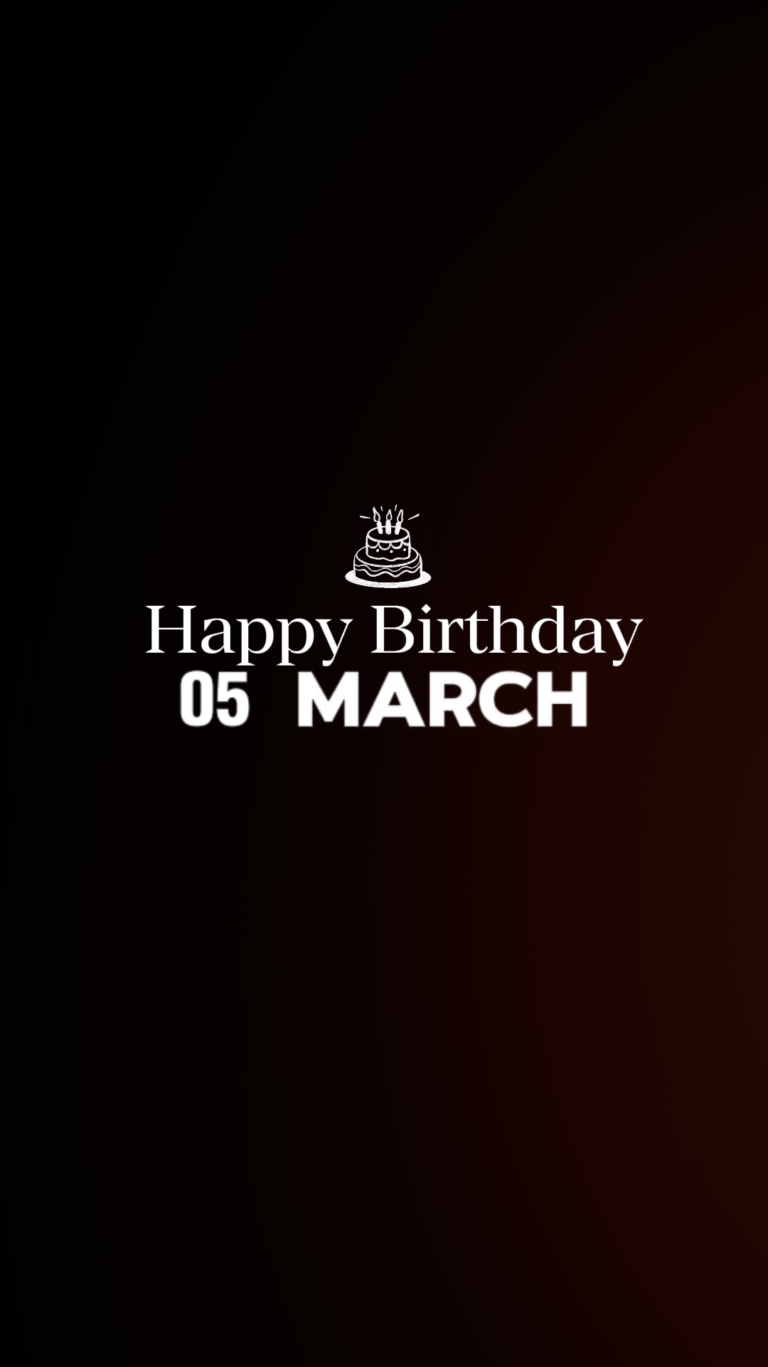 HBD 05 MARÇO