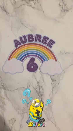 Rainbow Cake Topper