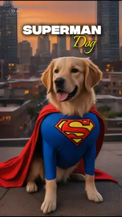 Superman dog