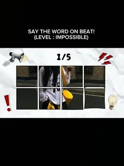 SAY THE WORD ON BEAT