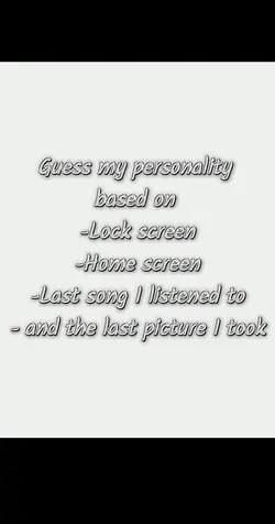 guess my personality