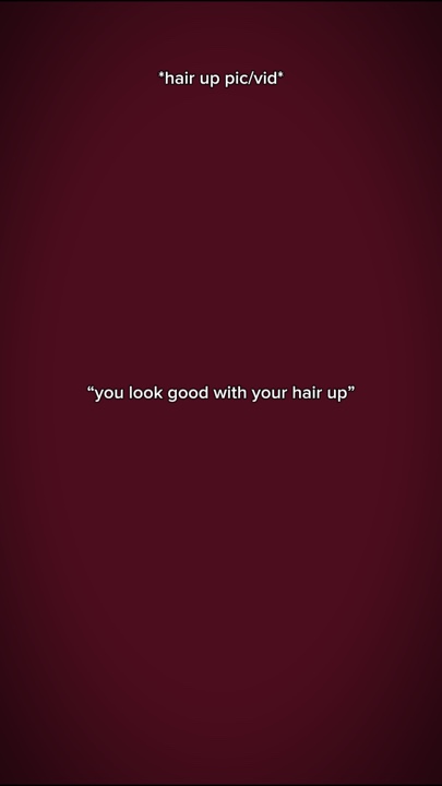 Haare hoch