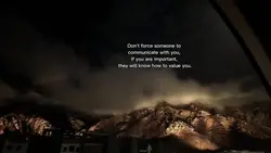 Don't force someone