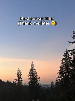 Sunset filter