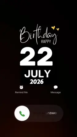 Hbd 22 July 2026