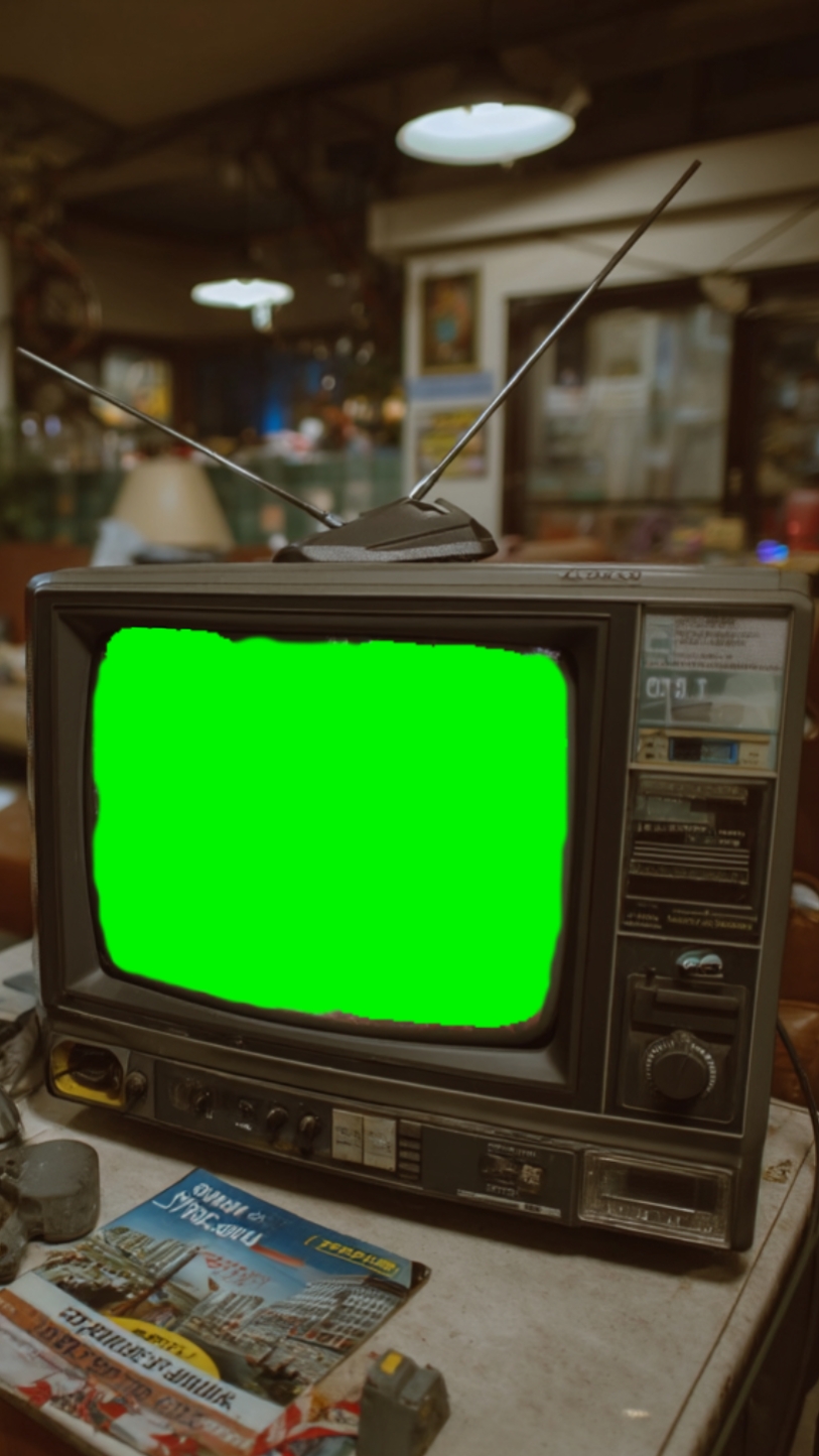 Dükkanda Eski TV