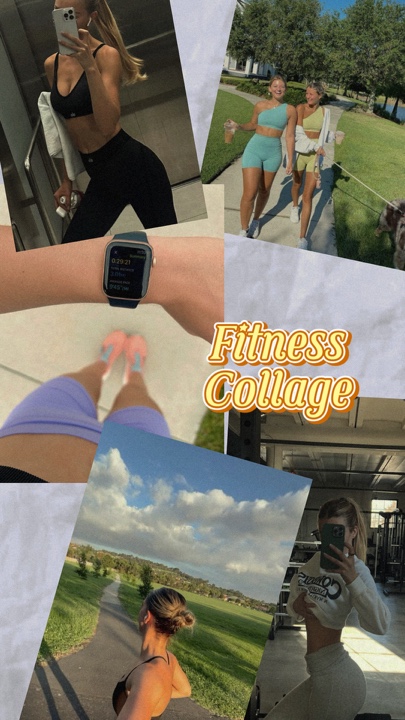 Fitness collage