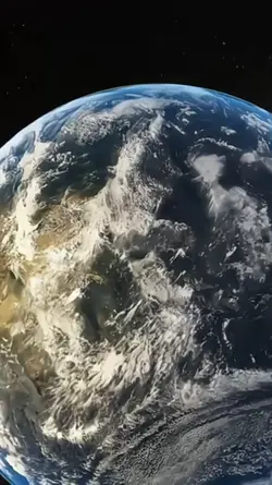 slowmo earth zoom in