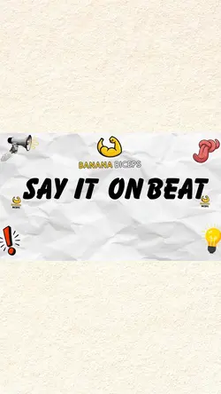 say it on beat