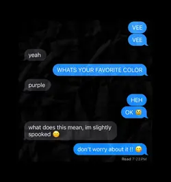 💜 is ur fav color !!