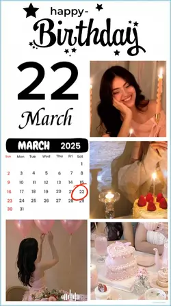 birthday 22 March