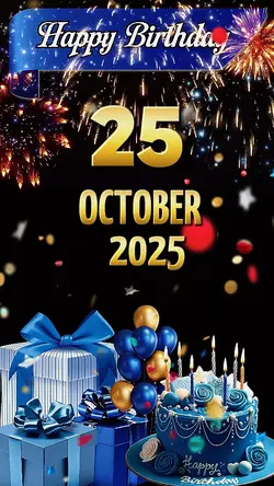 birthday 25 oct 2025
