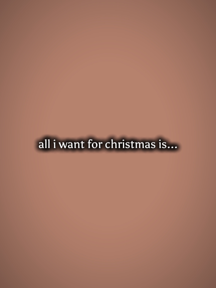 Alliwantforxmas